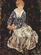 Egon Schiele Portrat der Edith Schiele, sitzend Germany oil painting artist